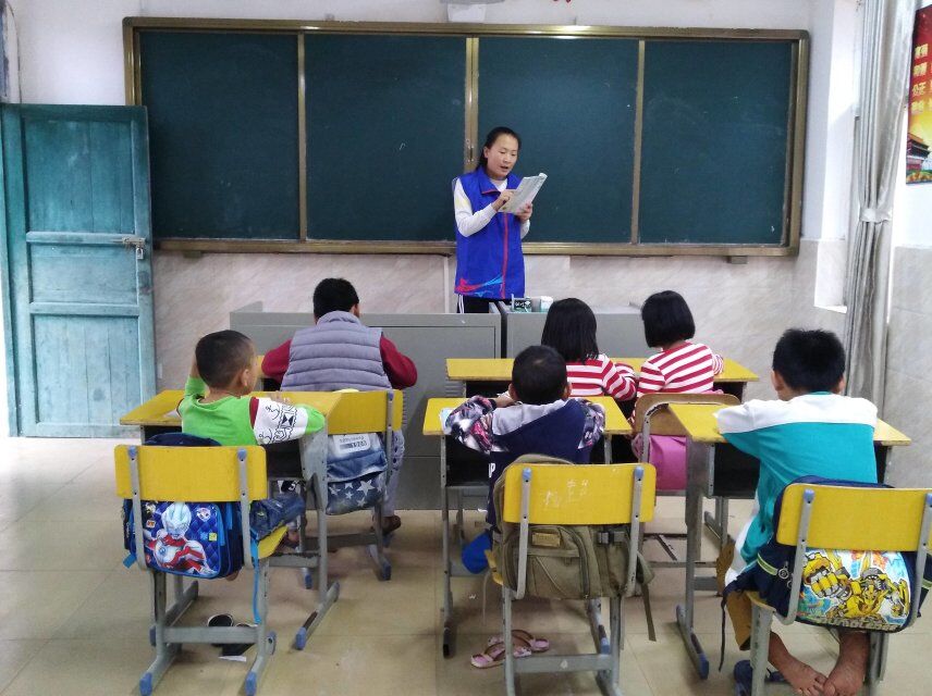 学海无涯，长昌支教――记11月7日甲子镇长昌小学支教