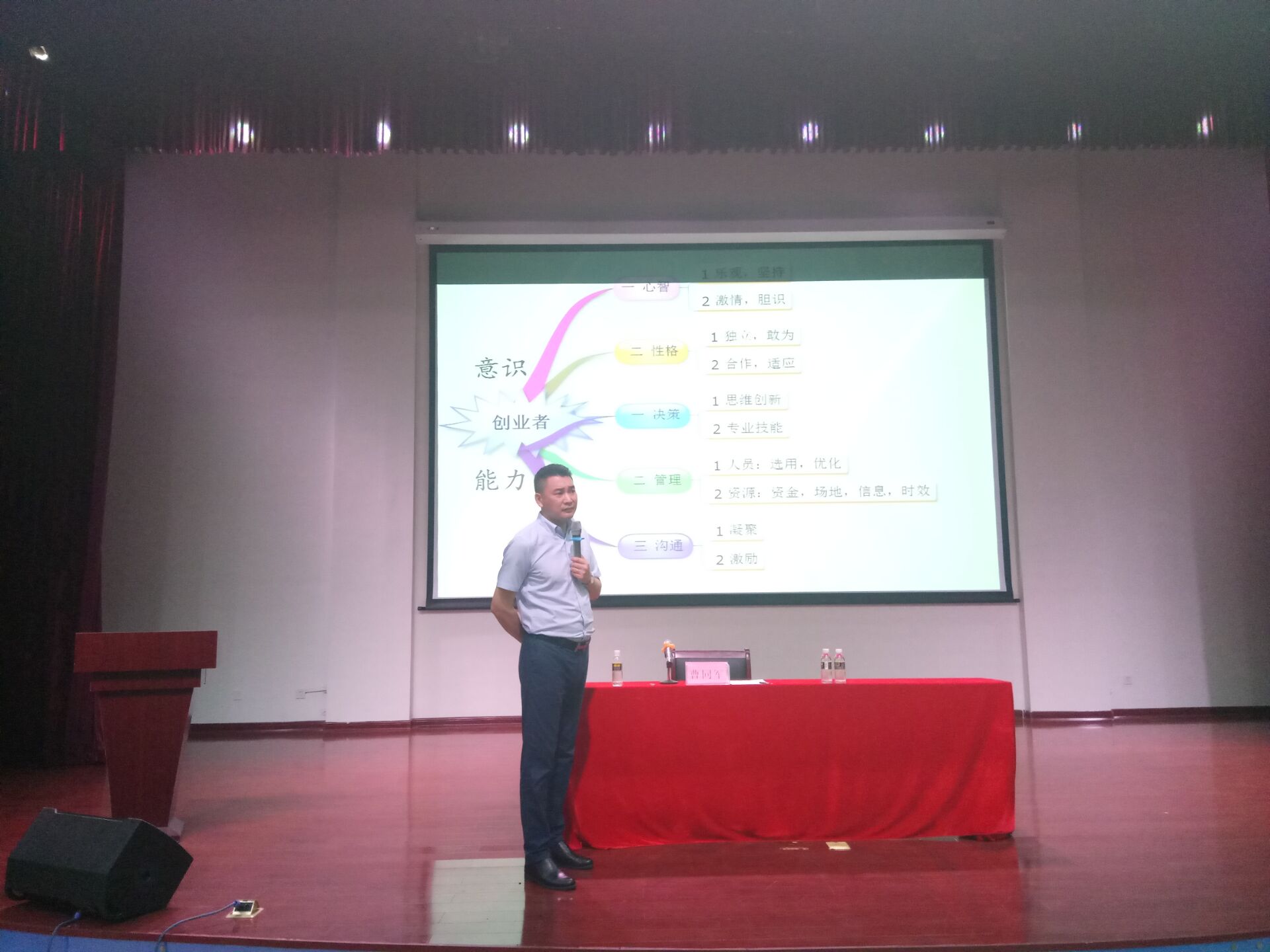 授创业之道启人智,宣假期安全育学生――记青年之声・“一学一做”文学院“新常态大学